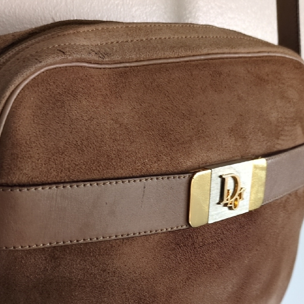 Dior Tan and Gold Accent Bag - Picture 5 of 17